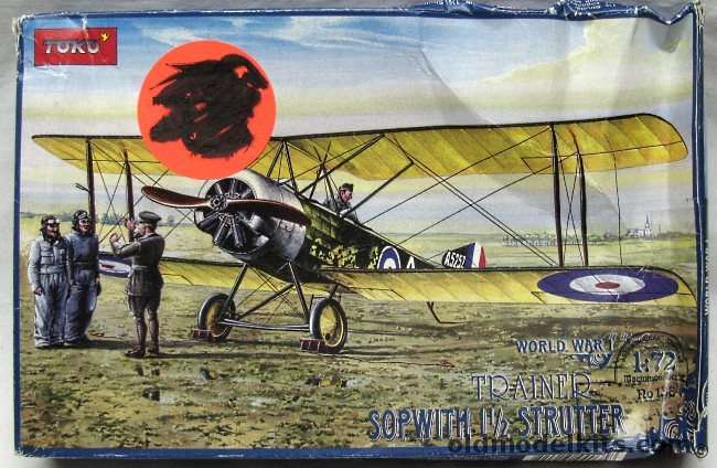 Toko 1/72 Sopwith 1 1/2 Strutter Trainer, RO138 plastic model kit